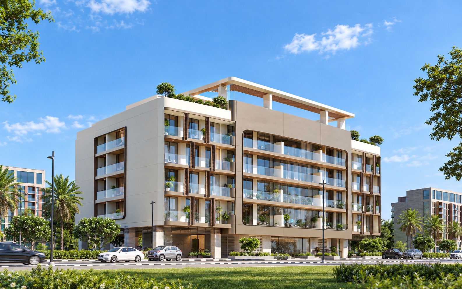 G+4+R Residential Building